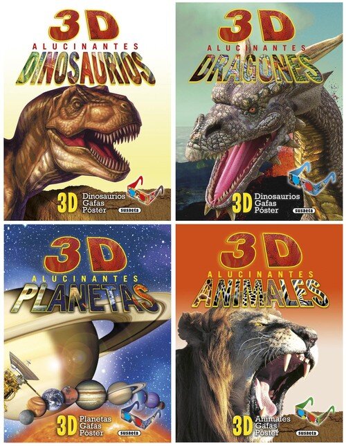 3D ALUCINANTES (4 TITULOS)