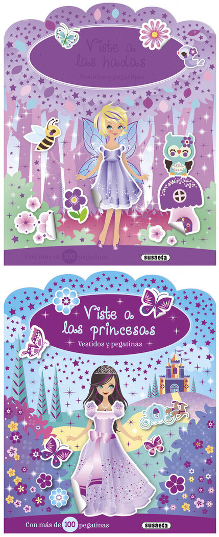 VESTIDOS Y PEGATINAS (2 TITULOS)