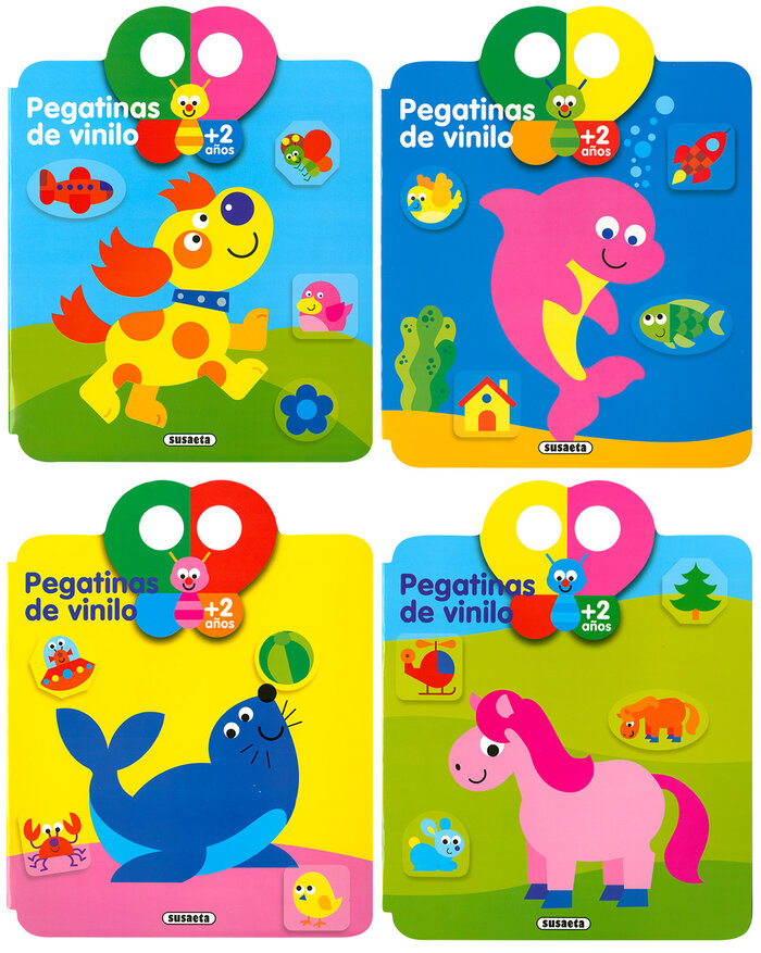 PEGATINAS DE VINILO (4 TITULOS)