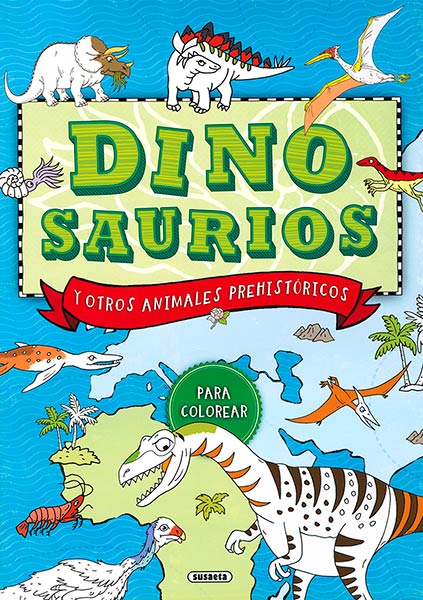 DINOSAURIOS Y OTROS ANIMALES PREHISTORICOS PARA COLOREAR