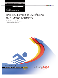 MANUAL HABILIDADES Y DESTREZAS BASICAS EN EL MEDIO ACUATICO