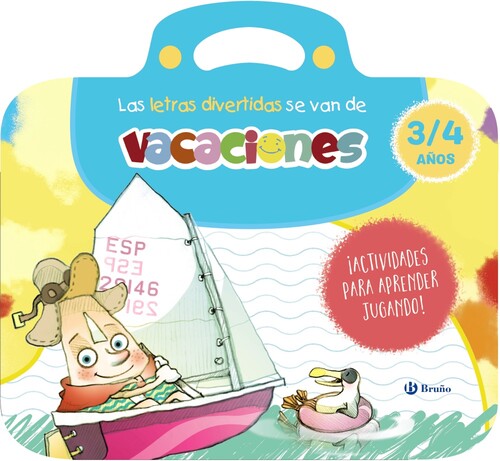 LETRAS DIVERTIDAS SE VAN DE VACACIONES, LAS. 3-4 A�OS