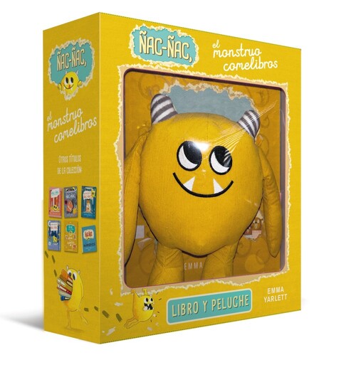 �AC-�AC, EL MONSTRUO COMELIBROS. LIBRO Y PELUCHE