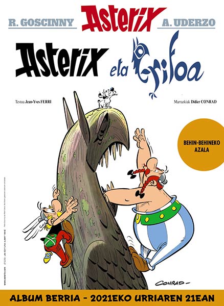 ASTERIX TRAS LAS HUELLAS DEL GRIFO