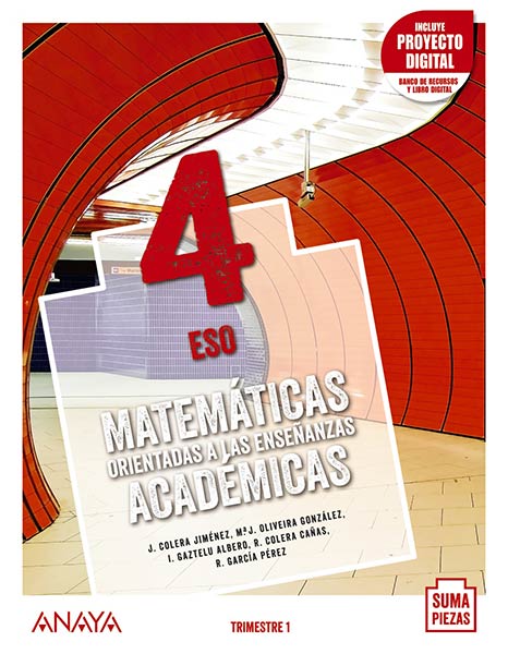 MATEMATICAS ACADEMICAS 4 ESO 2021