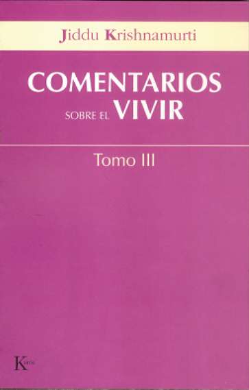 COMENTARIOS SOBRE EL VIVIR TOMO-3