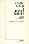 CAMBIO SOCIAL Y CULTURA POLITICA