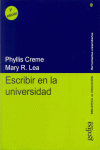 ESCRIBIR EN LA UNIVERSIDAD