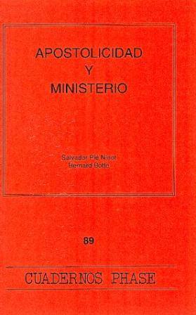 APOSTOLICIDAD Y MINISTERIO