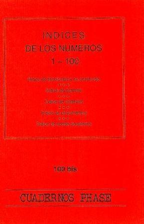 INDICE DE LOS 100 NUMEROS DE CPH