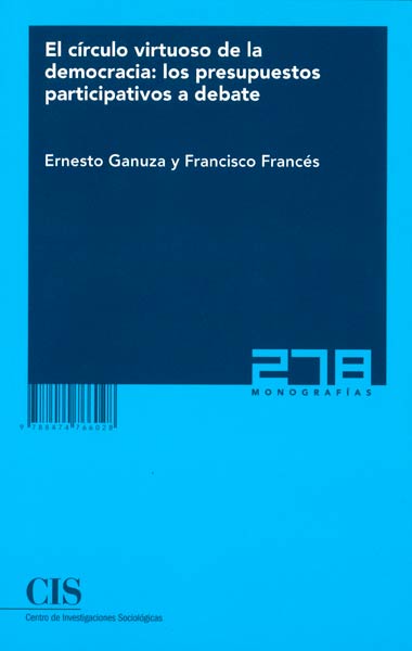 CIS 278 EL CIRCULO VIRTUOSO DEMOCRACIA PRESUPUESTOS PARTICI