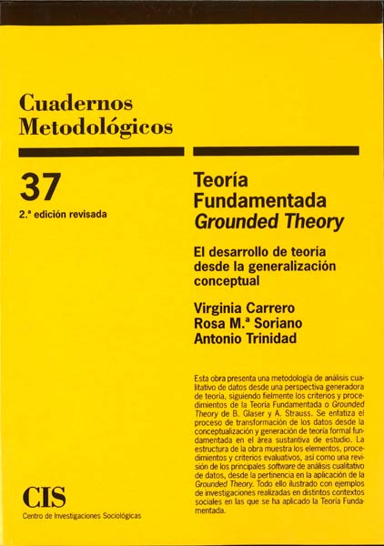 CUADERNOS METODOLOGICOS 37-TEORIA FUNDAMENTADA (2 ED.)
