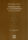 INTRODUCCION A UNA ESTIMATIVA