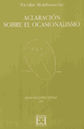 ACLARACION SOBRE EL OCASIONALISMO