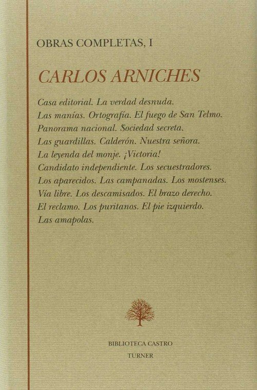 OBRAS COMPLETAS I, CARLOS ARNICHES