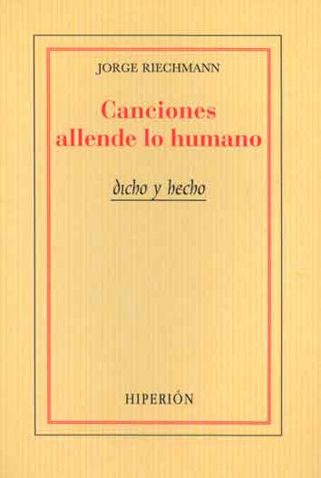 CANCIONES ALLENDE LO HUMANO