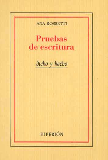 PRUEBAS DE ESCRITURA