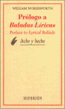 PROLOGO A �BALADAS LIRICAS�