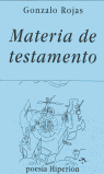 MATERIA DE TESTAMENTO