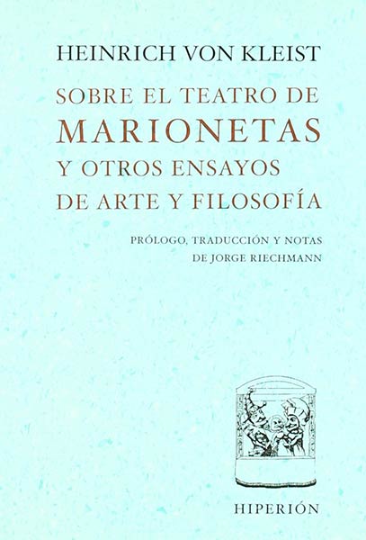 SOBRE EL TEATRO DE MARIONETAS Y OTROS ENSAYOS DE ESTETICA