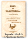FILOSOFIA DE LA ELOCUENCIA