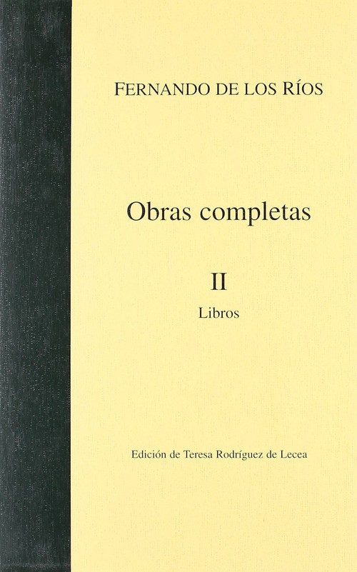 OBRAS COMPLETAS F, DE LOS RIOS II