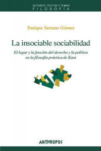 INSOCIABLE SOCIABILIDAD, LA