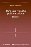 PARA UNA FILOSOFIA POLITICA CRITICA