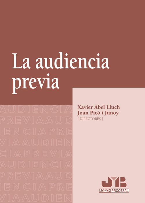 AUDIENCIA PREVIA,LA