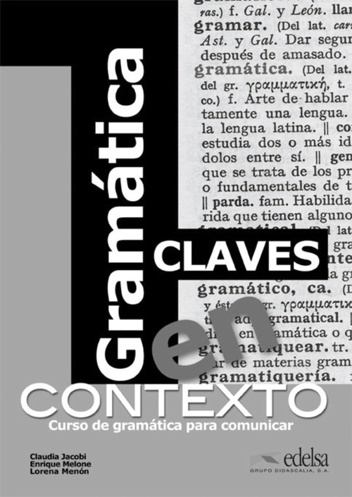 GRAMATICA EN CONTEXTO CURSO DE GRAMATICA PARA COMUNICAR