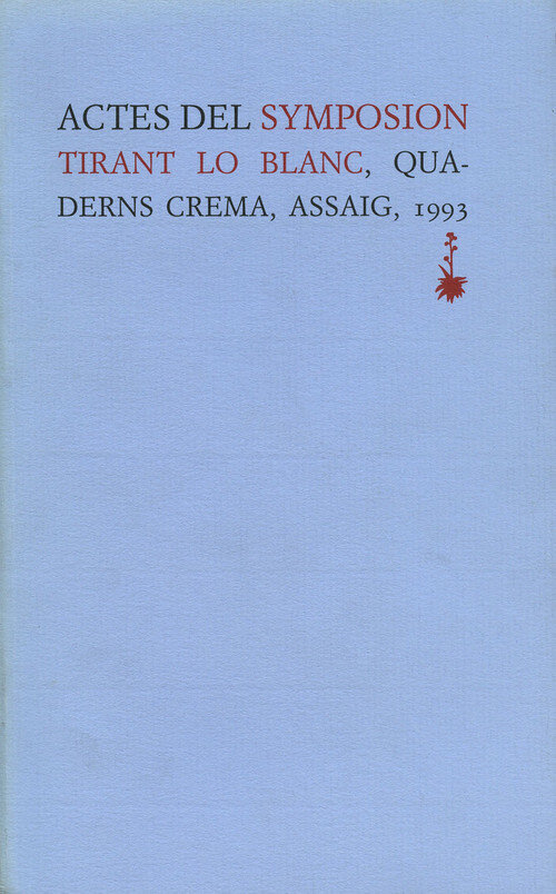 ACTES SYMPOSION TIRANT A 14