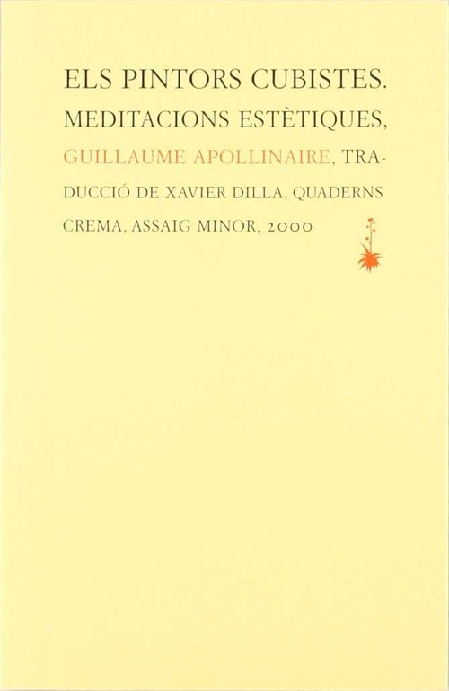 ELS PINTORS CUBISTES, MEDITACIONS ESTETIQUES