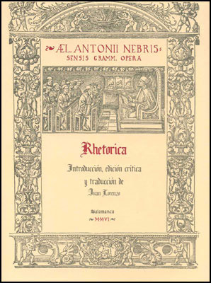 RHETORICA. EDICION CRITICA DE JUAN LORENZO LORENZO