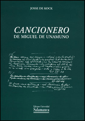 CANCIONERO DE MIGUEL DE UNAMUNO