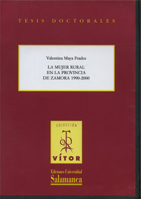 MUJER RURAL EN LA PROVINCIA DE ZAMORA, 1990-2000