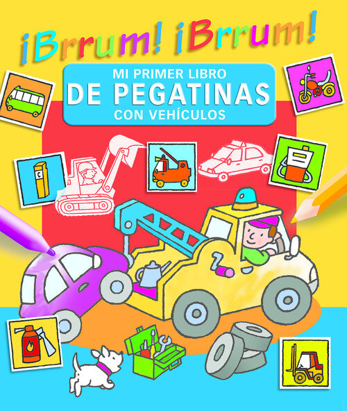 MI PRIMER LIBRO PEGATINAS VEHICULOS