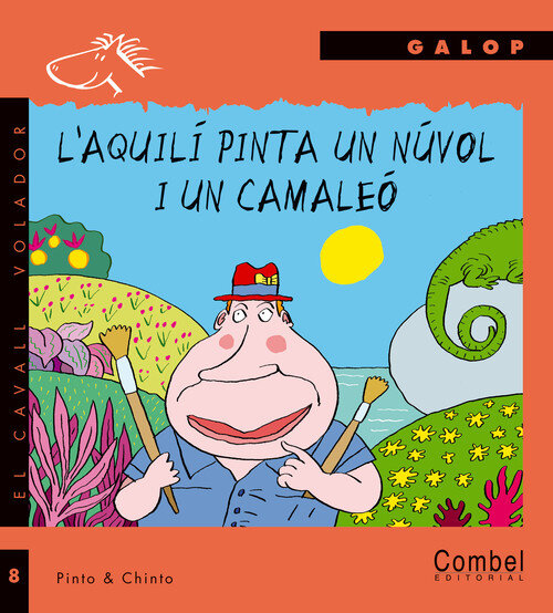 L'AQUILI PINTA UN NUVOL I UN CAMALEO
