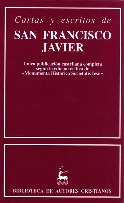 CARTAS Y ESCRITOS SAN FRANC.JAVIER