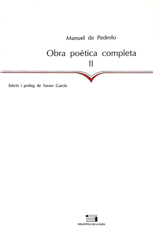 OBRA POETICA COMPLETA, II