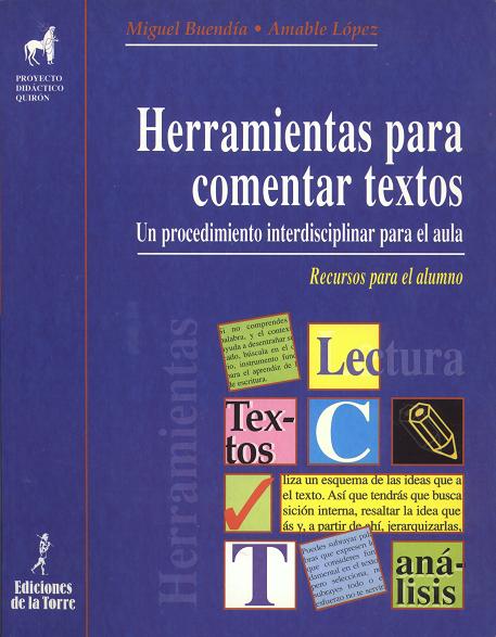 HERRAMIENTAS PARA COMENTAR TEXTOS. UN PROCEDIMEINTO INTERDIS