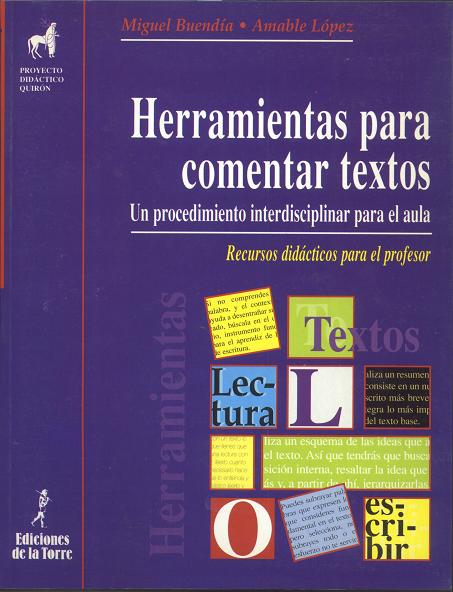 HERRAMIENTAS PARA COMENTAR TEXTOS. UN PROCEDIMEINTO INTERDIS