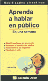 APRENDA A HABLAR EN PUBLICO