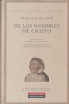 DE LOS NOMBRES DE CRISTO