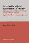 EXTINCION OBJETIVA CONTRATO TRABAJO