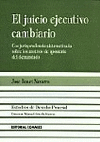 JUICIO EJECUTIVO CAMBIARIO,EL
