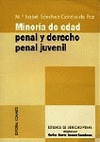 MINORIA DE EDAD PENAL Y DCHO.PENAL
