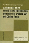 ANALISIS DEL DELITO CONTRA INVIOLABIL.