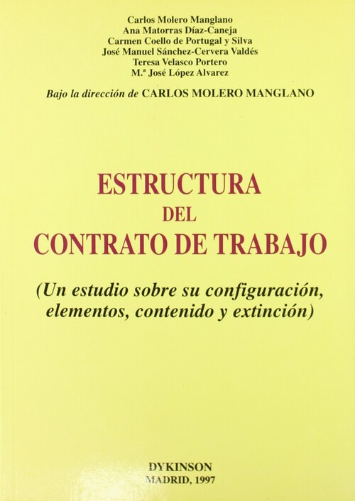 ESTRUCTURA DEL CONTRATO DE TRABAJO