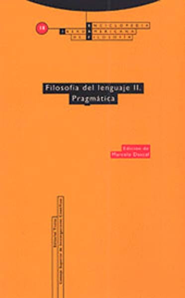 EIAF 18. FILOSOFIA DEL LENGUAJE II. PRAGMATICA