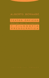 TEXTOS ORFICOS Y FILOSOFIA PRESOCRATICA